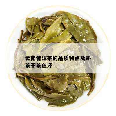 云南普洱茶的品质特点及熟茶干茶色泽