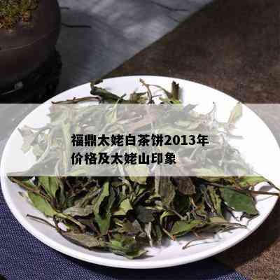 福鼎太姥白茶饼2013年价格及太姥山印象