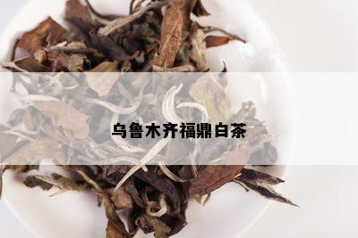 乌鲁木齐福鼎白茶