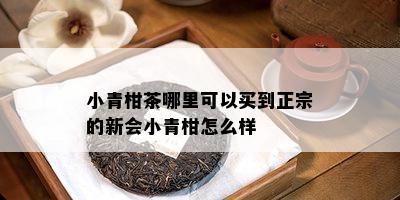 小青柑茶哪里可以买到正宗的新会小青柑怎么样