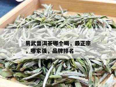 易武普洱茶哪个喝，最正宗，哪家强，品牌排名