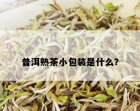 普洱熟茶小包装是什么？