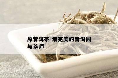 原普洱茶-最完美的普洱圆与茶师