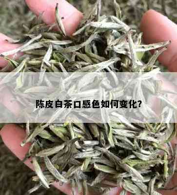 陈皮白茶口感色如何变化？