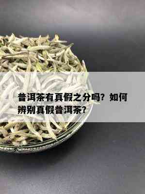 普洱茶有真假之分吗？如何辨别真假普洱茶？