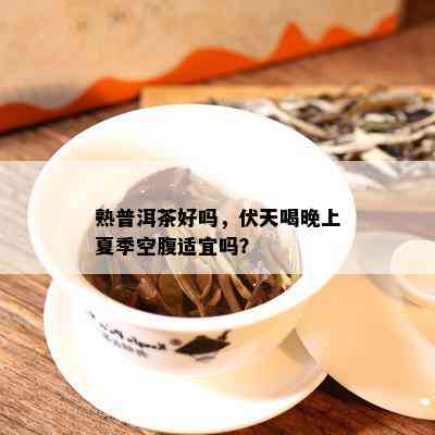 熟普洱茶好吗，伏天喝晚上夏季空腹适宜吗？