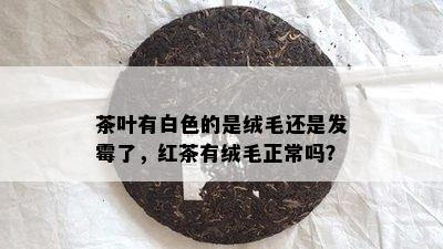 茶叶有白色的是绒毛还是发霉了，红茶有绒毛正常吗？