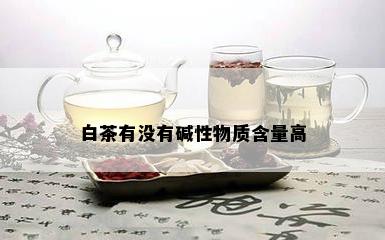 白茶有没有碱性物质含量高