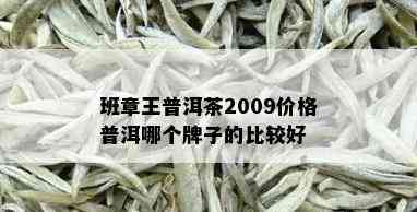 班章王普洱茶2009价格普洱哪个牌子的比较好