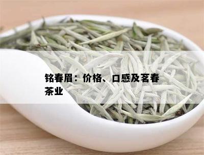 铭春眉：价格、口感及茗春茶业