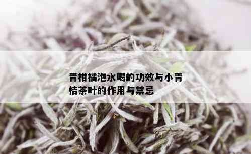 青柑橘泡水喝的功效与小青桔茶叶的作用与禁忌