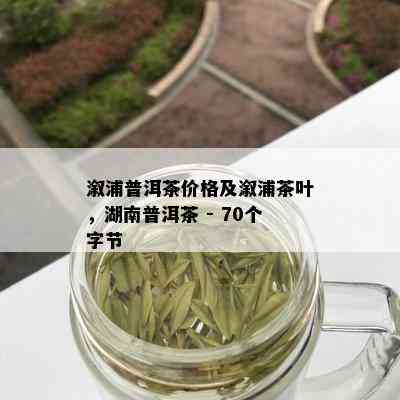 溆浦普洱茶价格及溆浦茶叶，湖南普洱茶 - 70个字节