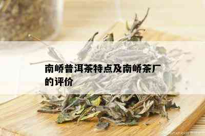 南峤普洱茶特点及南峤茶厂的评价