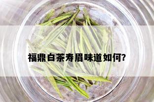 福鼎白茶寿眉味道如何？