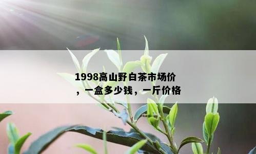 1998高山野白茶市场价，一盒多少钱，一斤价格