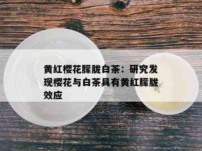 黄红樱花朦胧白茶：研究发现樱花与白茶具有黄红朦胧效应