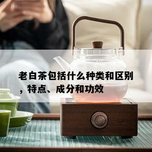 老白茶包括什么种类和区别，特点、成分和功效