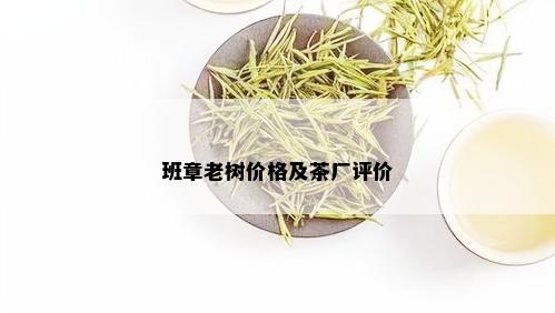 班章老树价格及茶厂评价