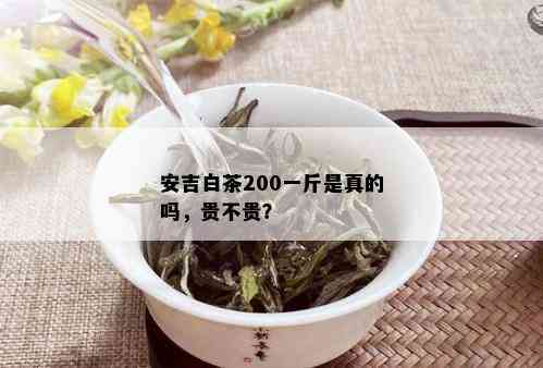 安吉白茶200一斤是真的吗，贵不贵？