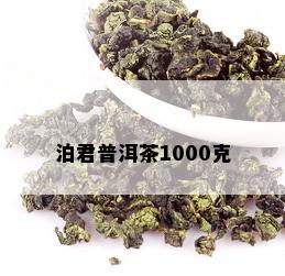 泊君普洱茶1000克