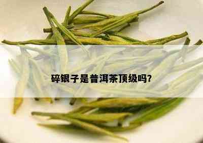 碎银子是普洱茶顶级吗？