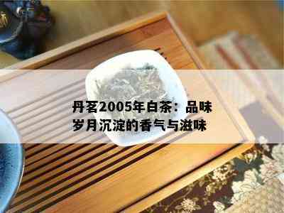 丹茗2005年白茶：品味岁月沉淀的香气与滋味