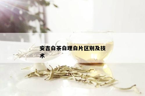 安吉白茶白理白片区别及技术