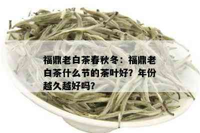 福鼎老白茶春秋冬：福鼎老白茶什么节的茶叶好？年份越久越好吗？