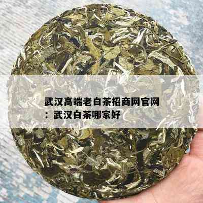 武汉高端老白茶招商网官网：武汉白茶哪家好