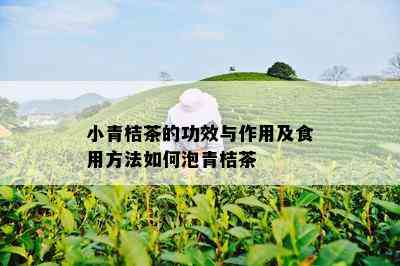 小青桔茶的功效与作用及食用方法如何泡青桔茶