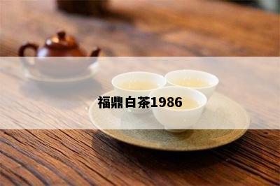 福鼎白茶1986