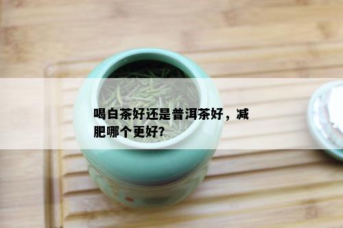 喝白茶好还是普洱茶好，减肥哪个更好？