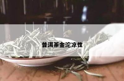 普洱茶金沱凉性