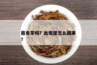 眉有芽吗？出现是怎么回事？