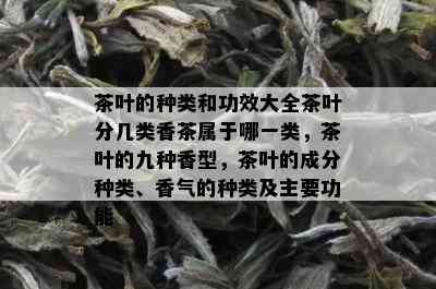 茶叶的种类和功效大全茶叶分几类香茶属于哪一类，茶叶的九种香型，茶叶的成分种类、香气的种类及主要功能