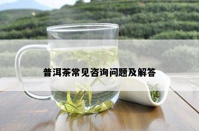 普洱茶常见咨询问题及解答