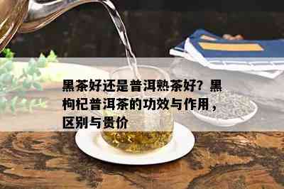 黑茶好还是普洱熟茶好？黑枸杞普洱茶的功效与作用，区别与贵价