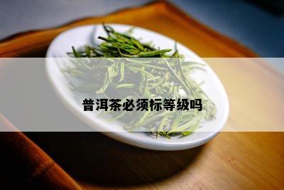 普洱茶必须标等级吗