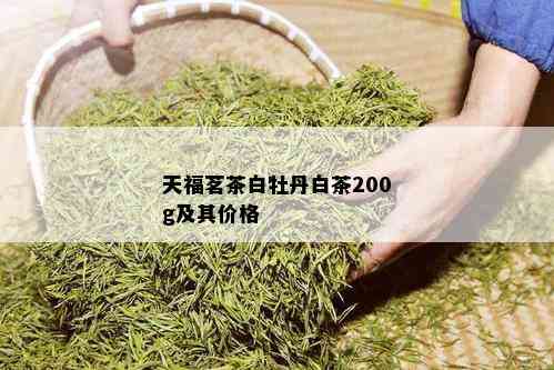 天福茗茶白牡丹白茶200g及其价格