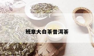 班章大白茶普洱茶