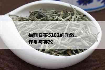 福鼎白茶5182的功效、作用与存放