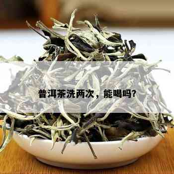 普洱茶洗两次，能喝吗？