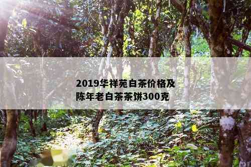 2019华祥苑白茶价格及陈年老白茶茶饼300克