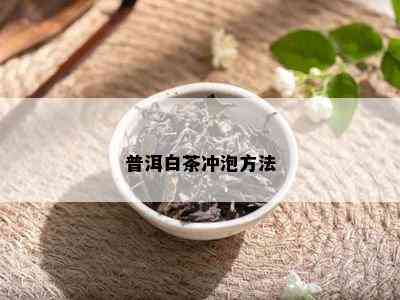 普洱白茶冲泡方法