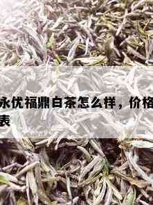 永优福鼎白茶怎么样，价格表