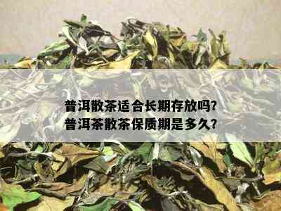 普洱散茶适合长期存放吗？普洱茶散茶保质期是多久？