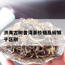 洪海古树普洱茶价格及碎银子区别