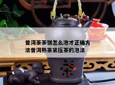 普洱茶茶饼怎么泡才正确方法普洱熟茶紧压茶的泡法