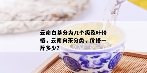 云南白茶分为几个级及叶价格，云南白茶分类，价格一斤多少？