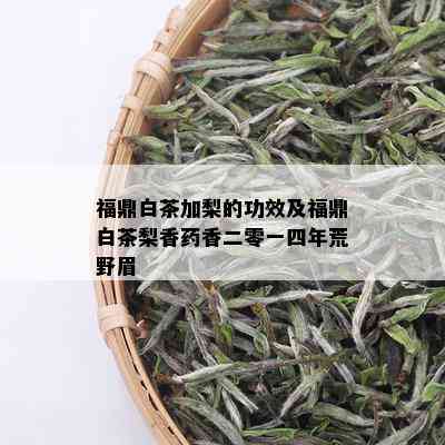 福鼎白茶加梨的功效及福鼎白茶梨香香二零一四年荒野眉